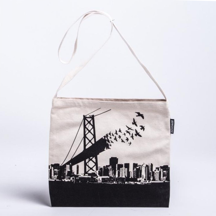 SAN FRANCISCO NEIGHBORHOODS - Large Word Art Tote Bag – LA Pop Art