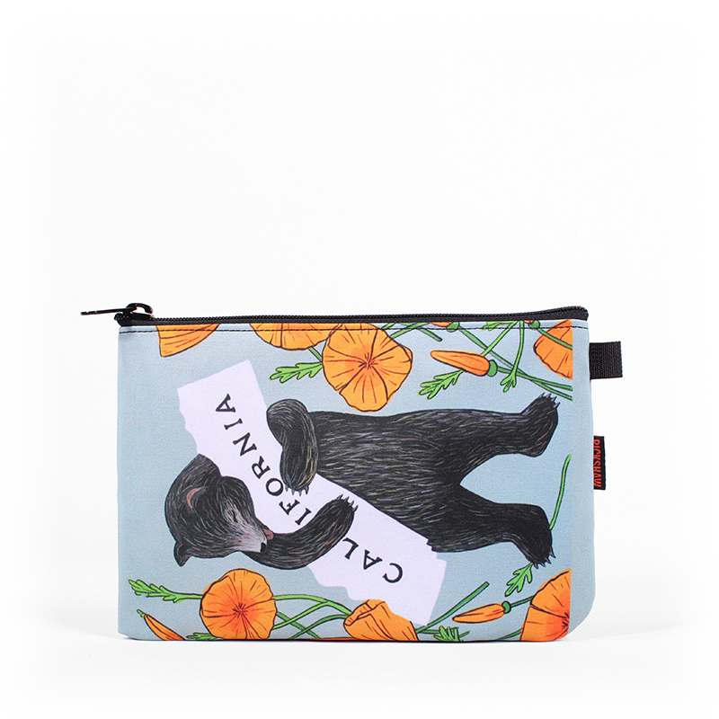 3Fish Studios: California Poppy Bear Utility Pouch